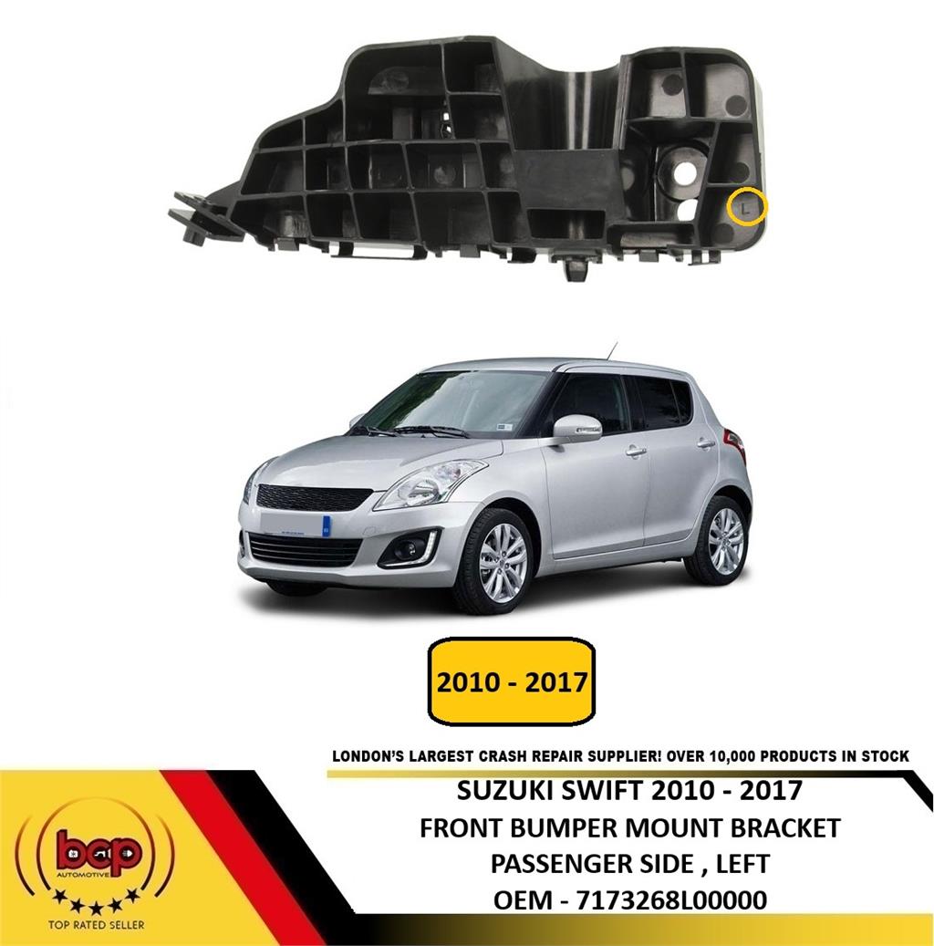 SUZUKI SWIFT 2010 – 2017 FRONT BUMPER MOUNTING BRACKET SLIDER PASSENGER SIDE LEF