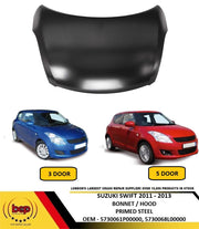 SUZUKI SWIFT 2011 - 2013 BONNET OEM QUALITY NEW INSURANCE APPROVED PRIMED