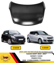 SUZUKI SWIFT 2013 - 2017 BONNET OEM QUALITY NEW INSURANCE APPROVED PRIMED