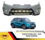 Load image into Gallery viewer, SUZUKI VITARA FRONT BUMPER 2015 – 2018 NO PARKING SENSORS OR WASHERS
