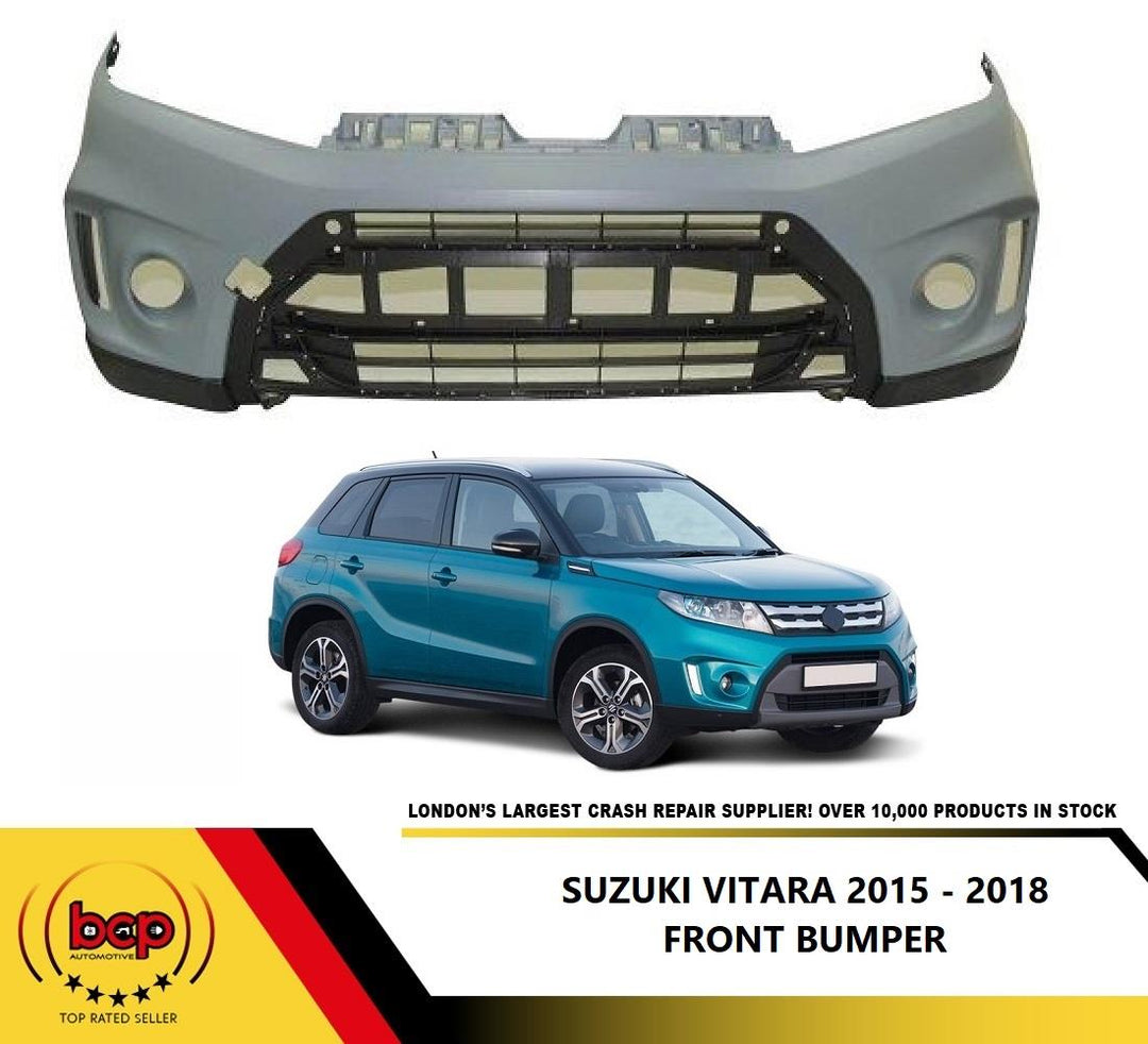 SUZUKI VITARA FRONT BUMPER 2015 – 2018 NO PARKING SENSORS OR WASHERS