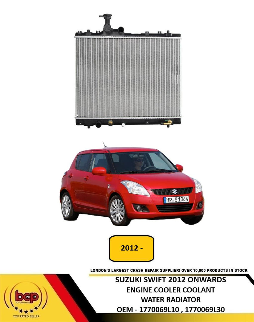 SUZUKI SWIFT 2011 ON ENGINE COOLER COOLANT WATER RADIATOR 1770069L10 1770069L30