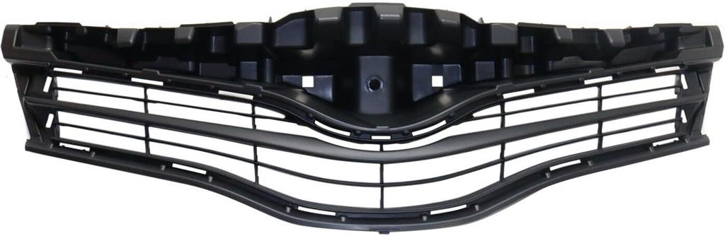 TOYOTA YARIS HATCHBACK 2011 – 2014 FRONT BUMPER UPPER RADIATOR GRILLE BLACK NEW