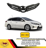 TOYOTA AURIS 2013 - 2015 FRONT MAIN BADGE GRILLE INSURANCE APPROVED 5311402260