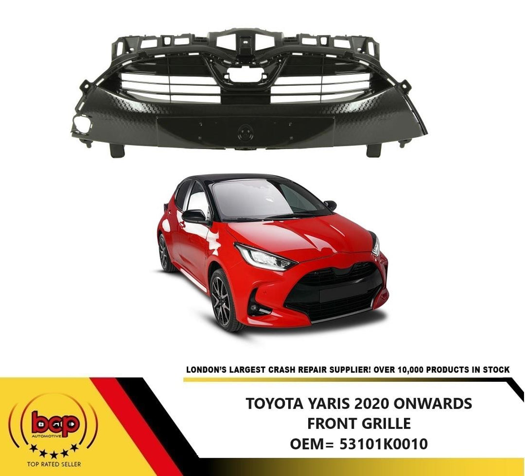 YOYOTA YARIS 2020 ONWARDS FRONT BUMPER CENTRE LOWER GRILLE  GOLSS BLACK