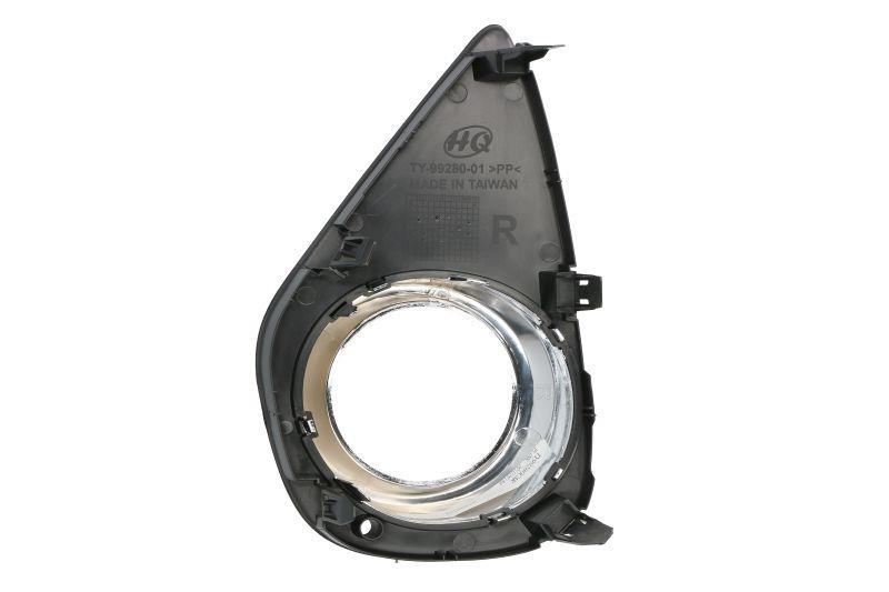 TOYOTA YARIS 2014 – 2017 FRONT BUMPER FOG GRILLE WITH CHROME TRIM DRIVER RIGHT