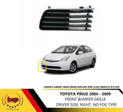 TOYOTA PRIUS 2004 – 2009 FRONT BUMPER LOWER GRILLE RIGHT DRIVERS SIDE NO FOG