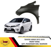TOYOTA VERSO 2013 - 2018 FRONT WING FENDER NEARSIDE PASSENGER SIDE PANEL