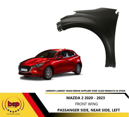 MAZDA 2 2020 - 2023 FRONT WING FENDER LEFT NEARSIDE PASSENGER SIDE PANEL  HYBRID ONLY