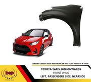 TOYOTA YARIS 2020 ON FRONT WING FENDER LEFT NEARSIDE PASSENGER SIDE PANEL