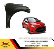 TOYOTA YARIS 2020 ON FRONT WING FENDER RIGHT DRIVERS OFFSIDE PANEL
