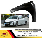 TOYOTA PRIUS PHEV PLUG IN HYBRID 2017 ON FRONT WING FENDER LEFT PASSENGERS SIDE
