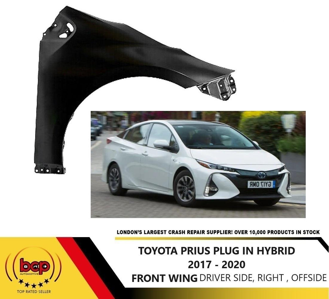 TOYOTA PRIUS PHEV PLUG IN HYBRID 2017 ON FRONT WING FENDER DRIVERS SIDE RIGHT