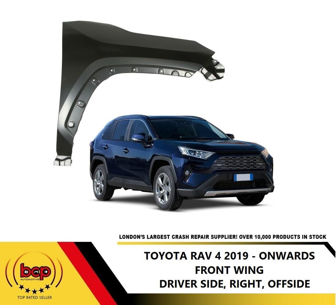 TOYOTA RAV4 FRONT WING 2019 ONWARDS RIGHT DRIVER SIDE RH  PRIMED FEDNER PANEL