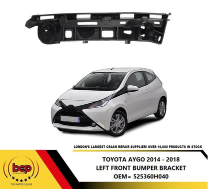 TOYOTA AYGO 2014 - 2018 FRONT BUMPER BRACKET MOUNT PASSENGER SIDE 525360H040