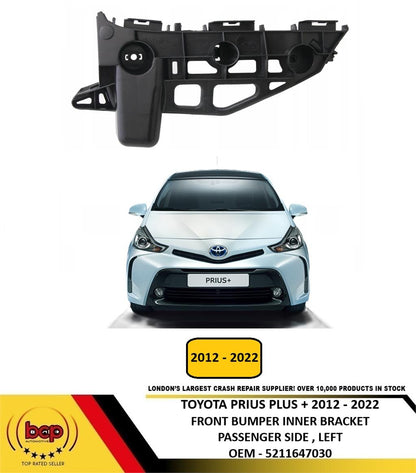 TOYOTA PRIUS PLUS 2012 – 2022 FRONT BUMPER INNER BRACKET PASSENGER SIDE LEFT
