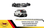 Load image into Gallery viewer, TOYOTA AYGO 2014 - 2018 REAR BUMPER BRACKET MOUNT LEFT PASSENGER SIDE N/S
