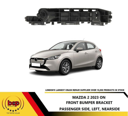 MAZDA 2 2022 ON HYBRID ONLY FRONT BUMPER BRACKET MOUTING HOLDER LEFT PASSENGERS