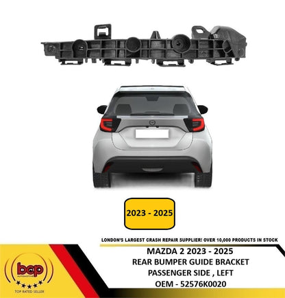 MAZDA 2 2023 - 2025 REAR BUMPER GUIDE BRACKET HOLDER SLIDER PASSENGER SIDE LEFT