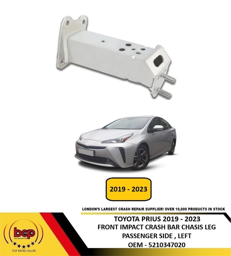 TOYOTA PRIUS 2019 - 2023 FRONT BUMPER IMPACT CRASH MOUNT CHASIS LEG BRACKET LEFT