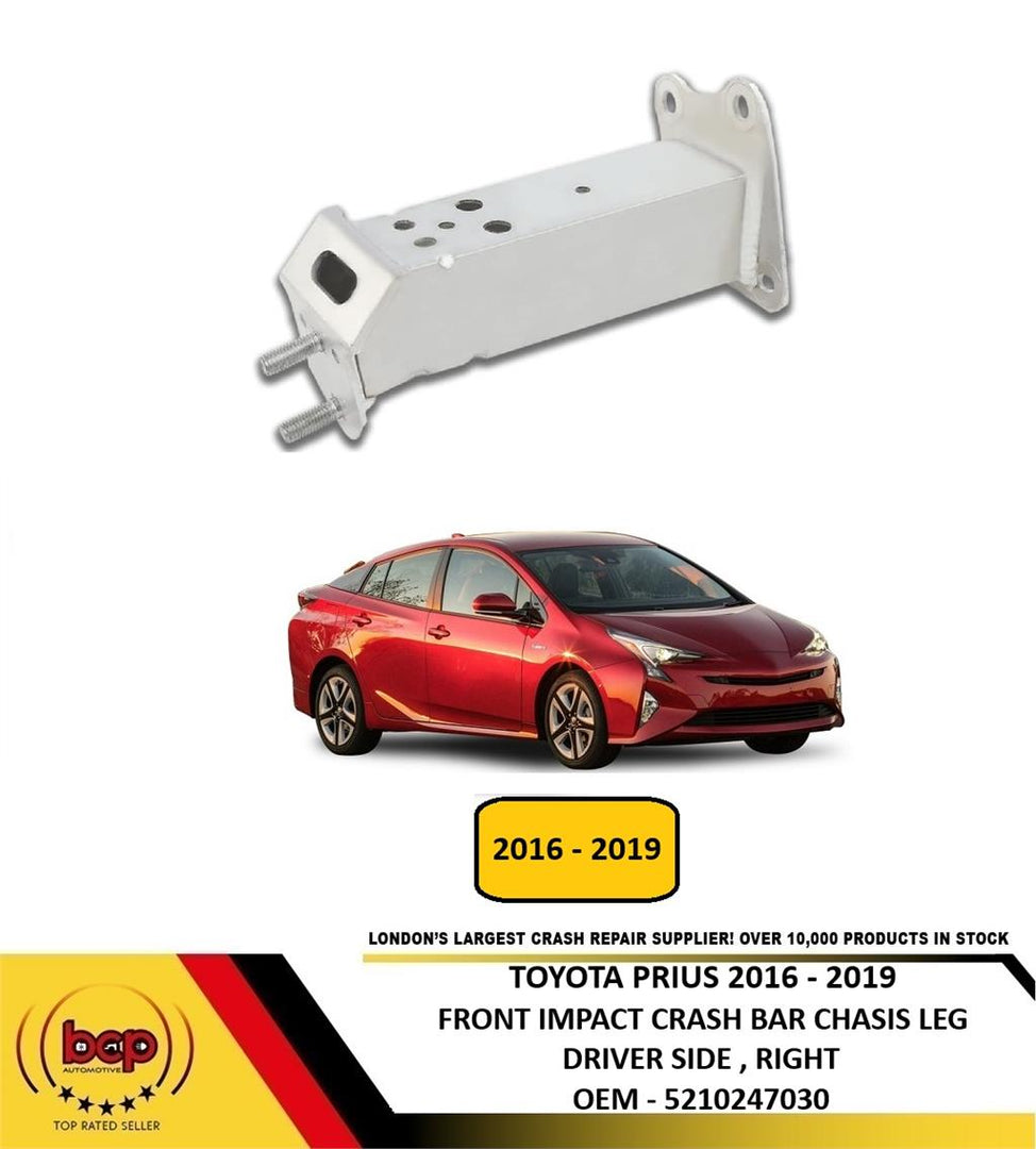 TOYOTA PRIUS 2016- 2019 FRONT BUMPER IMPACT CRASH MOUNT CHASIS LEG BRACKET RIGHT