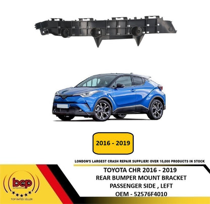 TOYOTA CHR 2016 - 2019 REAR BUMPER MOUNTING BRACKET SLIDER PASSENGER SIDE LEFT
