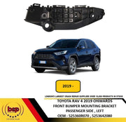 TOYOTA RAV 4 2019 ON FRONT BUMPER MOUNTING BRACKET SLIDER PASSENGER SIDE LEFT