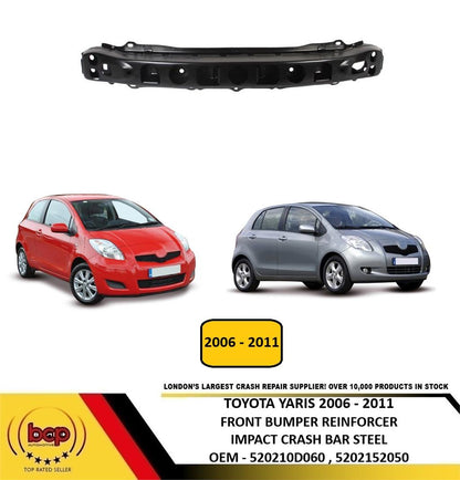 TOYOTA YARIS 2006 - 2011 FRONT BUMPER REINFORCEMENT IMPACT CRASH BAR BRAND NEW