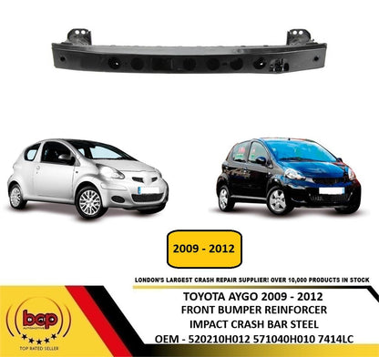 TOYOTA AYGO 2009 -2012 FRONT BUMPER REINFORCEMENT BAR IMPACT CRASH BAR NEW