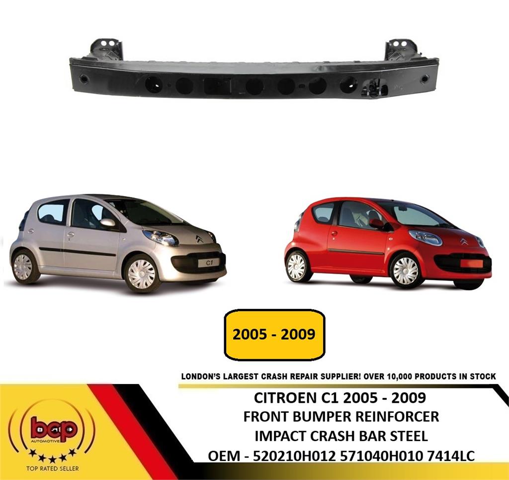 CITROEN C1 2005 - 2009 FRONT BUMPER REINFORCEMENT BAR IMPACT CRASH BAR NEW