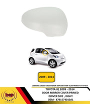 TOYOTA PRIUS 2012 – 2019 DOOR MIRROR COVER PRIMED DRIVER SIDE RIGHT NEW