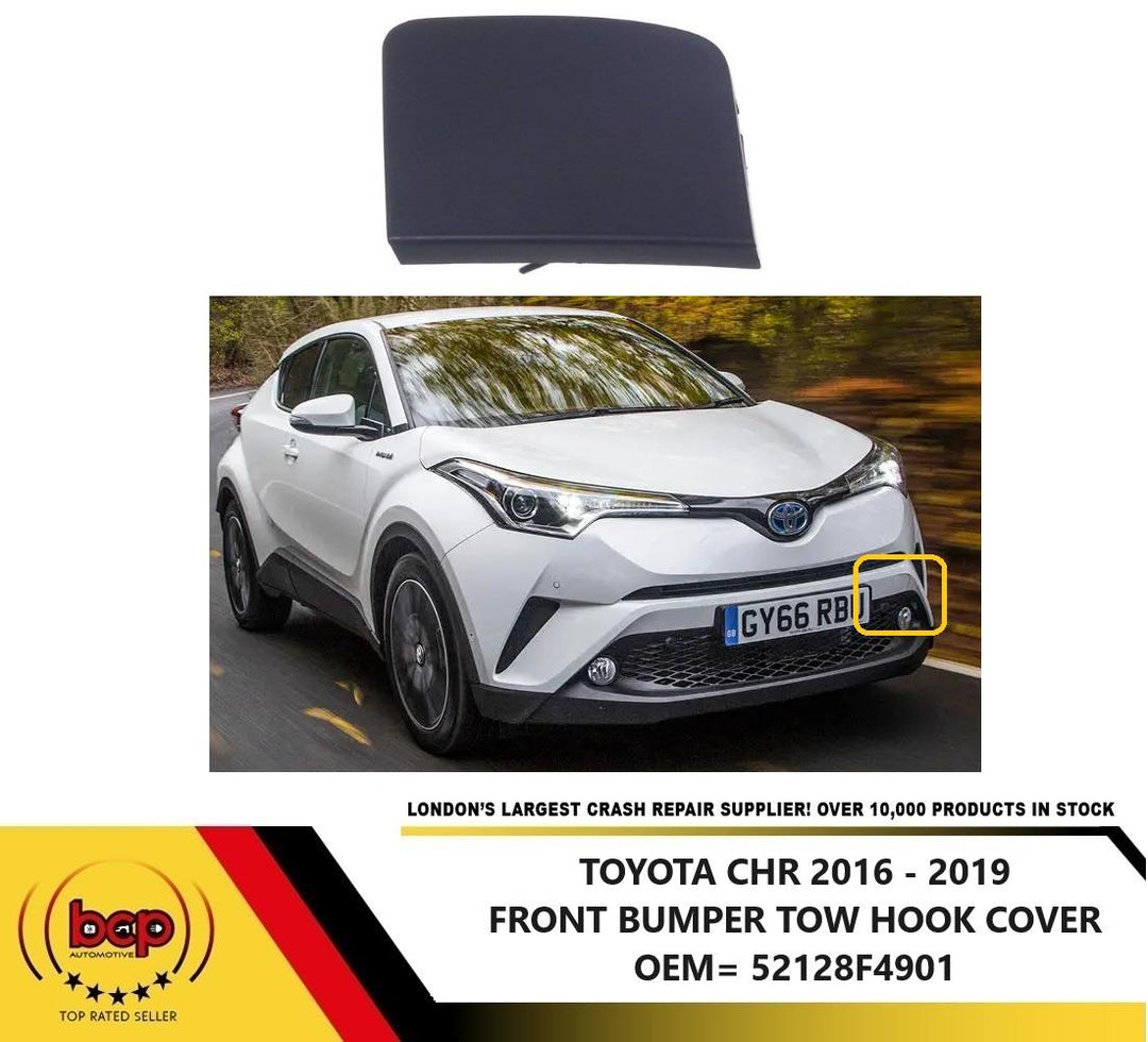 TOYOTA CHR 2016 - 2019 FRONT BUMPER TOW EYE COVER TOW HOOK