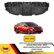 TOYOTA PRIUS 2016 – 2019 FRONT BUMPER SPOILER UNDER TRAY UNDERCOVER SHEILD GUARD