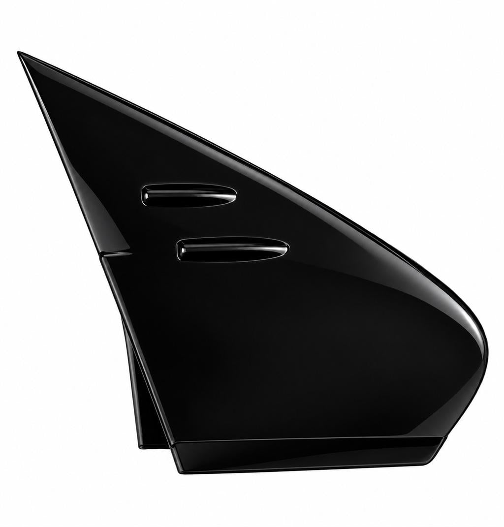 TOYOTA PRIUS 2016 – 2019 DOOR MIRROR TRIANGLE TRIM GLOSS BLACK DRIVER RIGHT