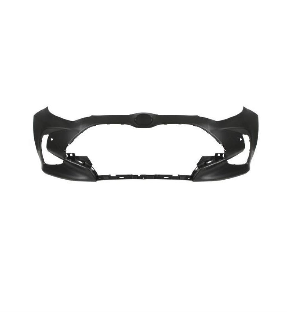 TOYOTA YARIS 2020 ONWARDS FRONT BUMPER BLACK NOT PRIME WITH PARKING SENSOR HOLES