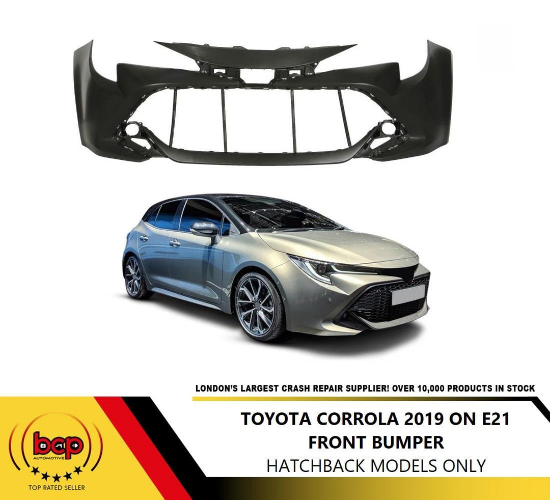 TOYOTA COROLLA E21 FRONT BUMPER NO SENSORS 2019 ON 52119F2907 HATCHBACK ONLY