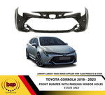 Load image into Gallery viewer, TOYOTA COROLLA 2019 - 2023 FRONT BUMPER WITH 4 PARKING SENSORS HOLES ESTATE