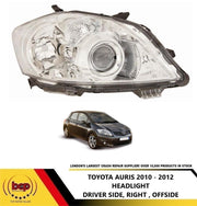 TOYOTA AURIS 2010 - 2012 HEADLIGHT HALOGEN DRIVER SIDE NEW CHROME
