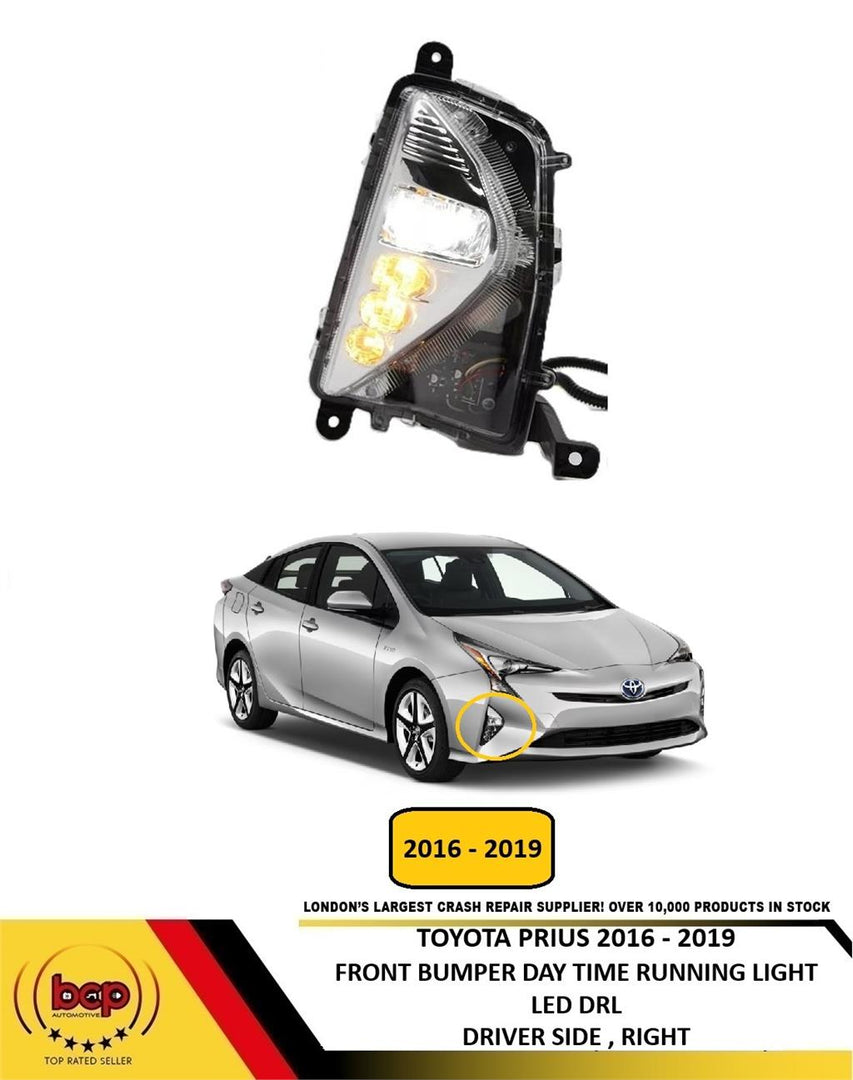 TOYOTA PRIUS 2016 2017 2018 2019 DRL FOG LAMP LED DRIVER SIDE RIGHT 8121047020