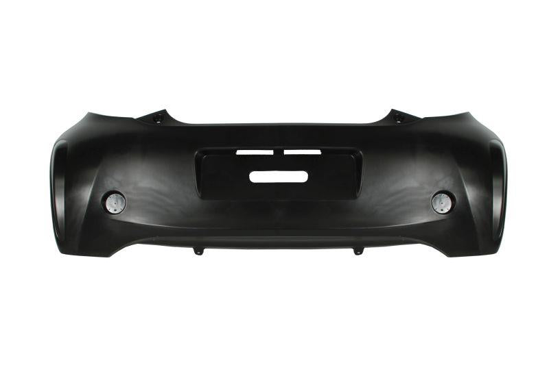 TOYOTA IQ 2009 – 2014 REAR BUMPER SMOOTH BLACK NOT PRIMED NO PDC HOLES