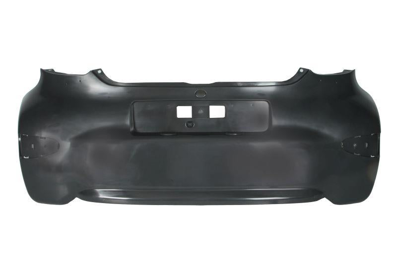 TOYOTA AYGO 2005 - 2009 REAR  BUMPER BLACK NOT PRIMED NO PDC HOLES OEM QUALITY