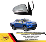 Load image into Gallery viewer, TOYOTA HILUX PICKUP 2016 – 2020 DOOR MIRROR ELECTRIC LAMP POWERFOLD CHROME RIGHT

