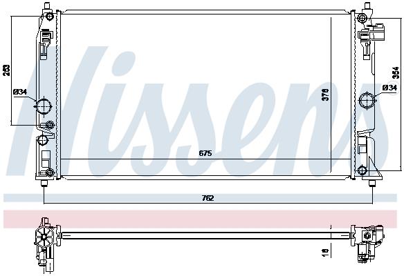 LEXUS UX 2.0 HYBRID 2019 ONWARDS FRONT ENGINE COOLANT RADIATOR NEW OEM SPEC