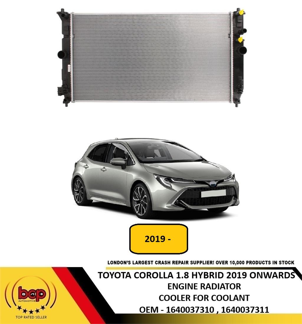 TOYOTA COROLLA 1.8 HYBRID 2019 ONWARDS ENGINE COOLANT RADIATOR NEW OEM SPEC