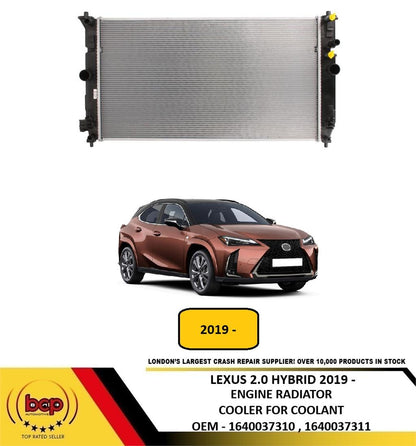LEXUS UX 2.0 HYBRID 2019 ONWARDS FRONT ENGINE COOLANT RADIATOR NEW OEM SPEC