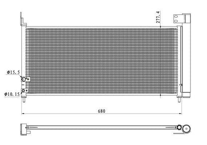 TOYOTA AURIS 2013 - 2019 AIR CONDITION CONDENSOR A/C Condenser OEM QUALITY