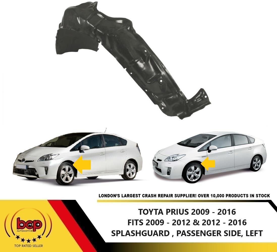 TOYOTA PRIUS 2009 - 2015 PASSENGER SIDE FRONT INNER WING LINER SPLASHGUARD