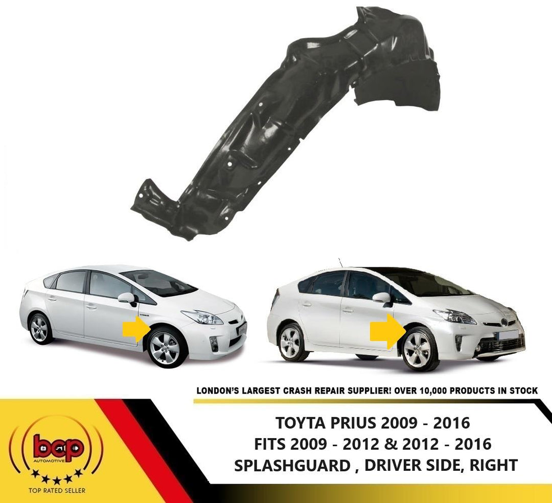 TOYOTA PRIUS 2009 - 2015 DRIVERS SIDE RIGHT FRONT INNER WING LINER SPLASHGUARD