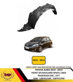 Load image into Gallery viewer, TOYOTA AURIS 2010 - 2012 FRONT WING SPLASHGUARD N/S LEFT PASSENGER SIDE INNER