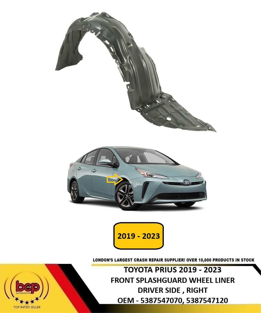 TOYOTA PRIUS 2019 - 2023 FRONT WHEEL ARCH SPLASH GUARD LINER DRIVER SIDE RIGHT